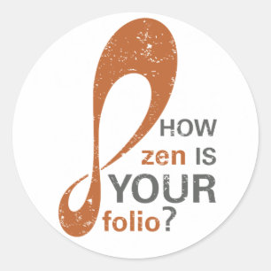 Wie Zen? Aufkleber