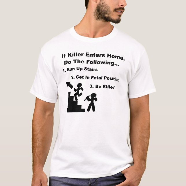 Wie zu: Horror-Film T-Shirt (Vorderseite)