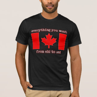 Wie! zum Zed-Kanada-Shirt-Kanadier-Stolz T-Shirt