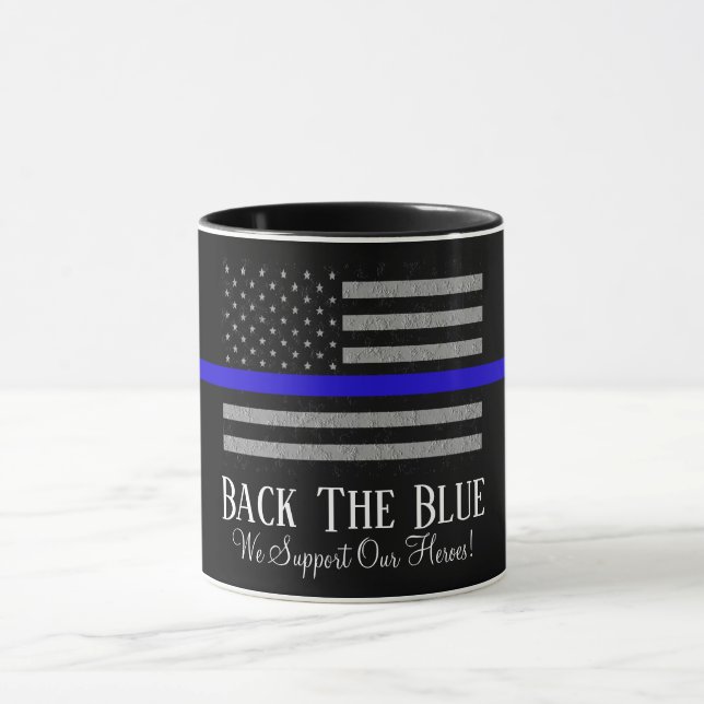 WIEDER DIE BLAUE-UNTERSTÜTZUNGSPOLITISCHE TASSE (Zentrum)