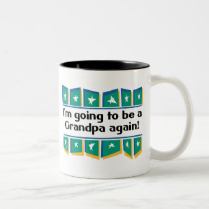 Wieder gehen, ein Großvater zu sein! Zweifarbige Tasse