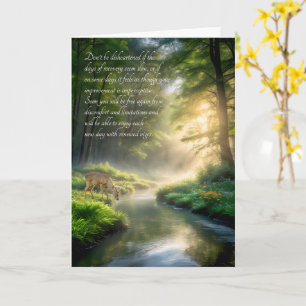 Wieder Genesung - Gefühlvoller Woodland Creek und  Karte