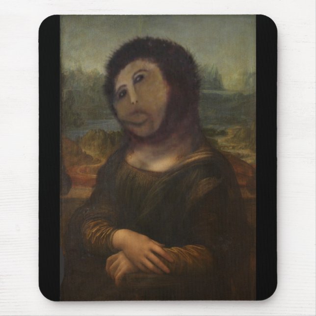 wieder hergestellte Mona Lisa Mousepad (Vorne)