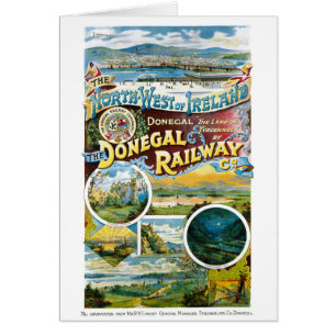 Wieder hergestelltes Vintages Plakat Irlands