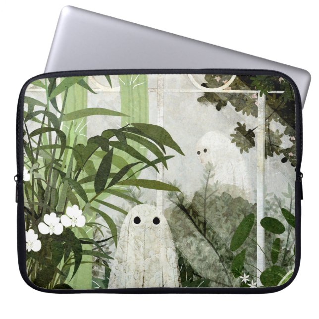 Wieder ist ein Geist im Greenhouse... Laptopschutzhülle (Vorderseite)