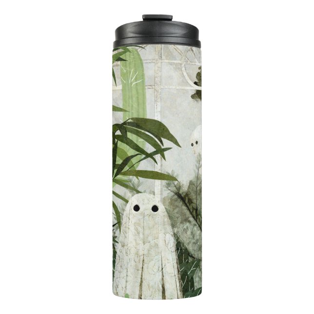 Wieder ist ein Geist im Greenhouse... Thermosbecher (Vorderseite)