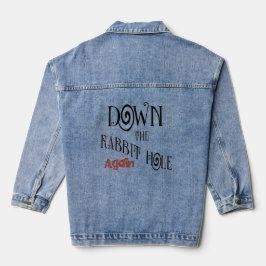 Wieder runter zum Kaninchenloch Jeansjacke