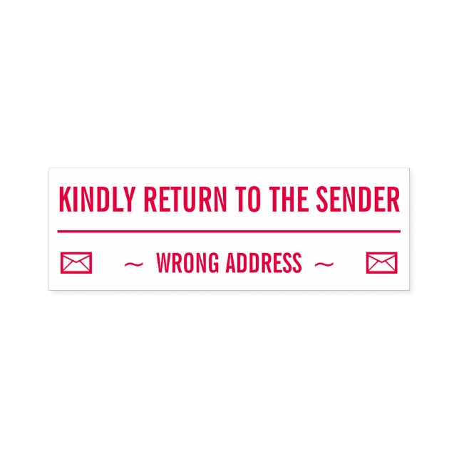 "WIEDER ZUM SENDER ZURÜCKKEHREN", "FALSCHE ADRESSE PERMASTEMPEL (Design)