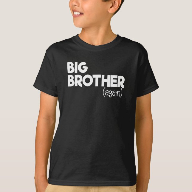 Wiederankündigung des Großen Bruders| Schwangersch T-Shirt (Vorderseite)