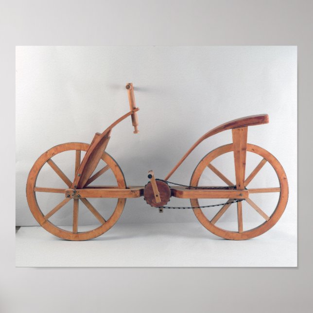 Wiederaufbau des Entwurfs von da Vinci Poster (Vorne)