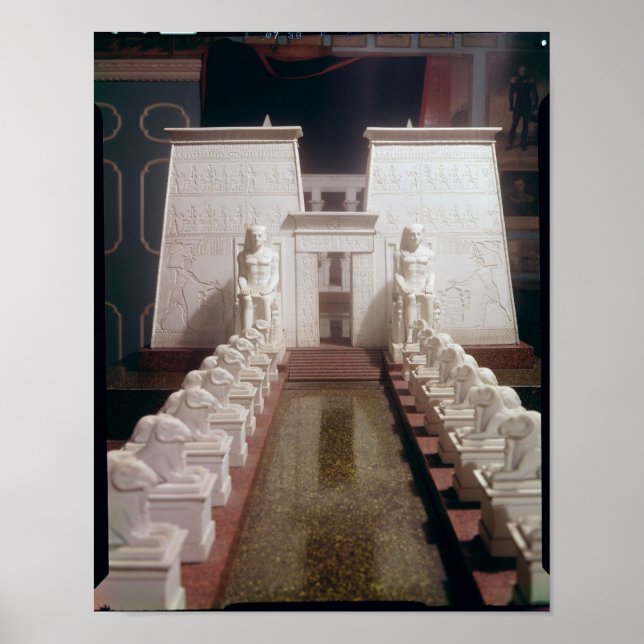 Wiederaufbau des Großtempels von Amon, Poster (Vorne)