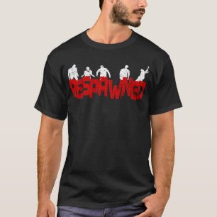 Wiederbelebte Zombies Gaming lustiges Geschenk T-Shirt