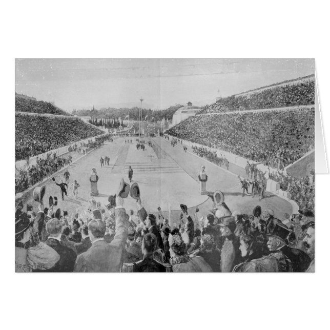 Wiederbelebung der Olympischen Spiele in Athen (Vorderseite (Horizontal))