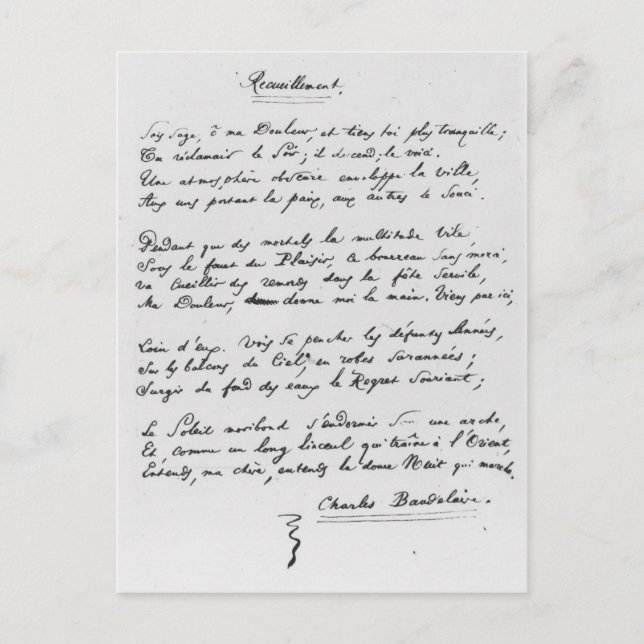 Wiederbelebung", unterschrieben, 1861 postkarte (Vorderseite)