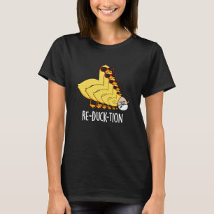 Wiederentführung von Funny Animal Duck Pun Dark BG T-Shirt