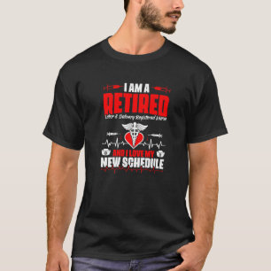 Wiedererlangung der Arbeit und Lieferung medizinis T-Shirt