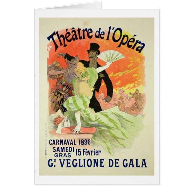 Wiedergabe einer Plakat-Werbung der Carn 1896 (Vorne)