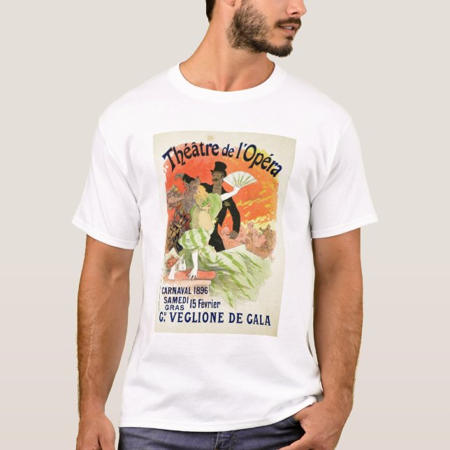 Wiedergabe einer Plakat-Werbung der Carn 1896 T-Shirt (Vorderseite)