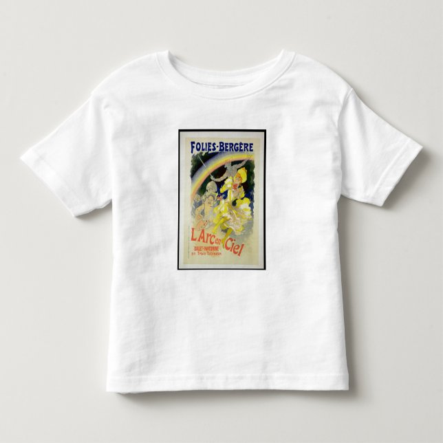 Wiedergabe einer Plakatwerbung 'das Rainbow Kleinkind T-shirt (Vorderseite)