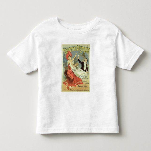 Wiedergabe einer Plakatwerbung das 'Taverne Kleinkind T-shirt (Vorderseite)