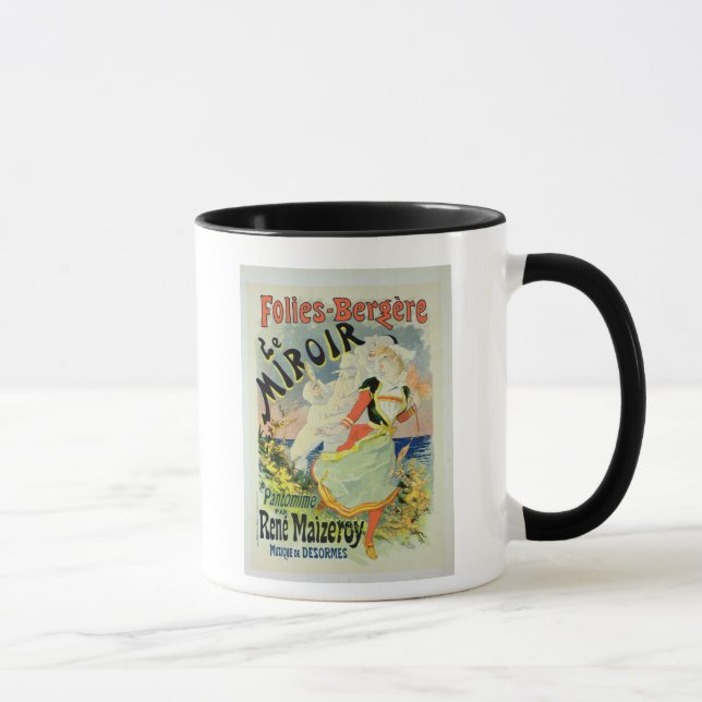 Wiedergabe einer Plakatwerbung "der Spiegel", Tasse (Rechts)