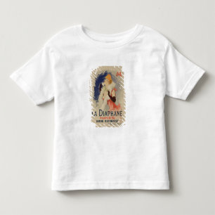 Wiedergabe einer Plakatwerbung 'La Diaphane Kleinkind T-shirt