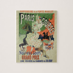 Wiedergabe einer Plakatwerbung 'Paris-Kurs