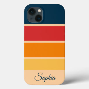 Wiedergabe von Retro-Regenbogenstreifen für benutz Case-Mate iPhone Hülle