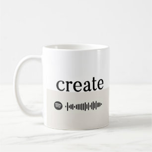 Wiedergabeliste erstellen + Spotifizieren Kaffeetasse