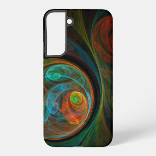 Wiedergeburt Blau Abstrakt Kunst Samsung Galaxy Hülle
