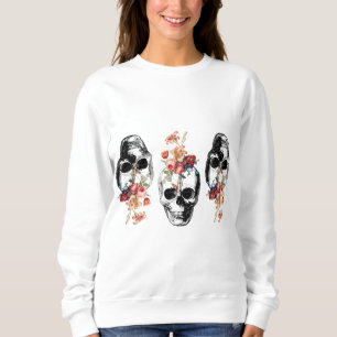 Wiedergeburt - Blühen der Schädel Sweatshirt