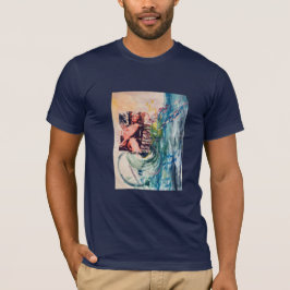 Wiedergeburt der Meerjungfrau mit Flügeln T-Shirt