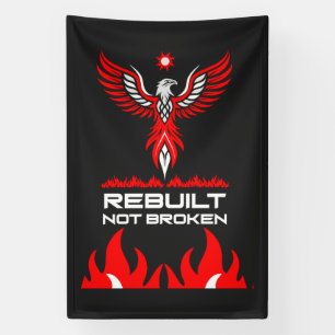 Wiedergeburt und Stärke Phönix Banner