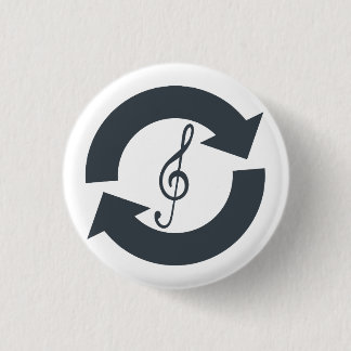 "Wiedergewinnung klingt" Knopf-Abzeichen Button