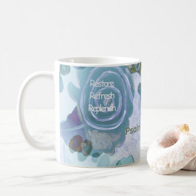 Wiederherstellen, Auffüllen, Erfrischen Kaffeetasse (Mit Donut)