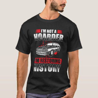 Wiederherstellung alter Autos für Autokinderfahrer T-Shirt
