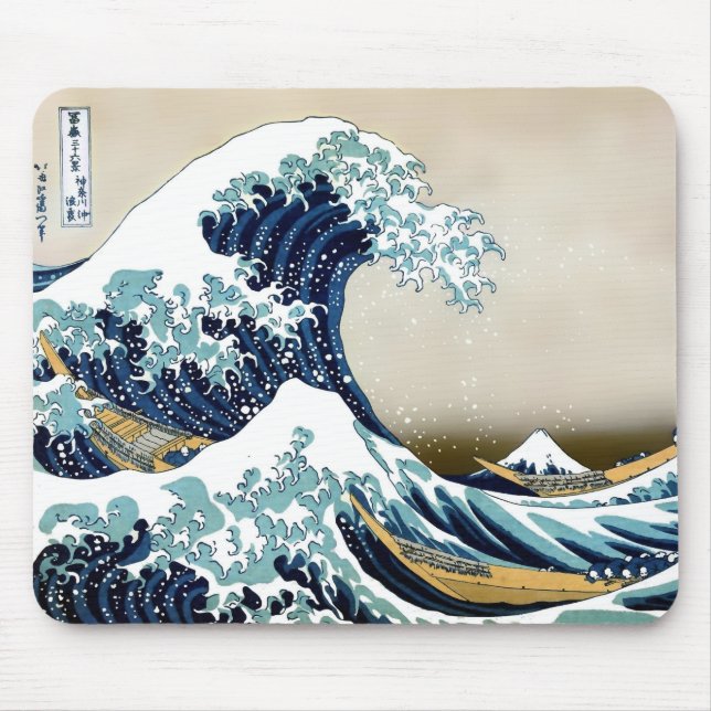 Wiederherstellung der Großen Welle von Kanagawa du Mousepad (Vorne)