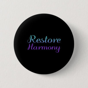 Wiederherstellung der Harmonie der Suizidpräventio Button