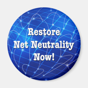 Wiederherstellung der Netzneutralität jetzt! Magnet