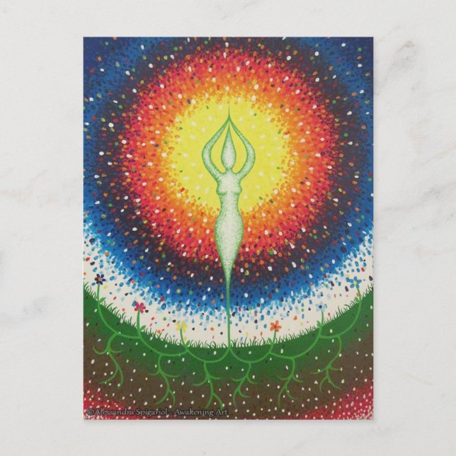 Wiederherstellung der Sonne Postkarte (Vorderseite)