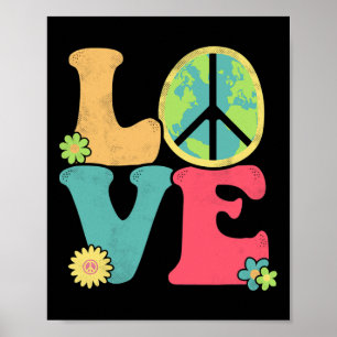 Wiederherstellung des Erdfriedenssignales "Hippie" Poster
