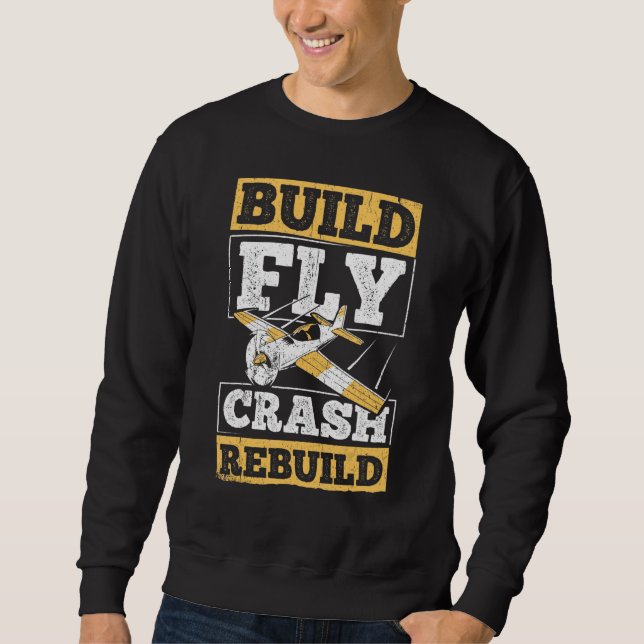Wiederherstellung des Flugabsturzes - Luftfahrt vo Sweatshirt (Vorderseite)