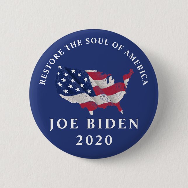 Wiederherstellung des Souls von Amerika Joe Biden  Button (Vorderseite)