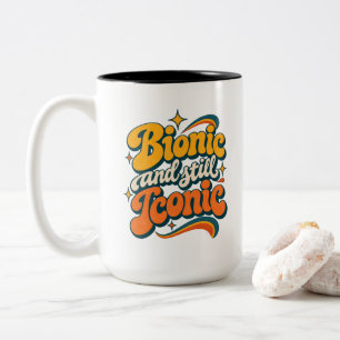 Wiederherstellung nach Operation Bionisch und imme Zweifarbige Tasse