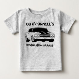 WIEDERHERSTELLUNGS-GARAGEN-T-SHIRT BABY T-SHIRT