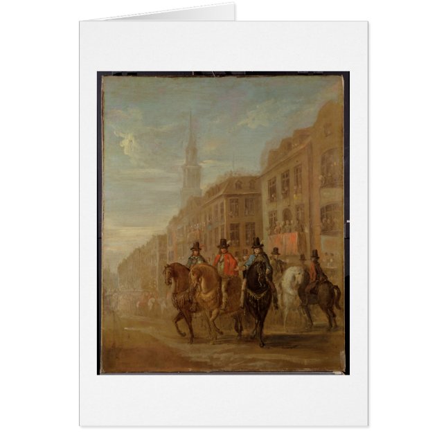 Wiederherstellungs-Prozession von Charles II bei (Vorne)