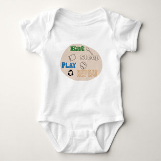 Wiederholen Sie den Sleep Play Baby Strampler