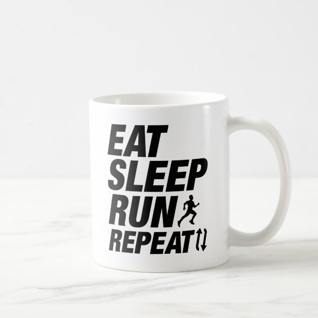 Wiederholen Sie den Sleep-Run. Kaffeetasse (Rechts)
