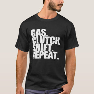 Wiederholen Sie die Umschaltung der Kupplung manue T-Shirt