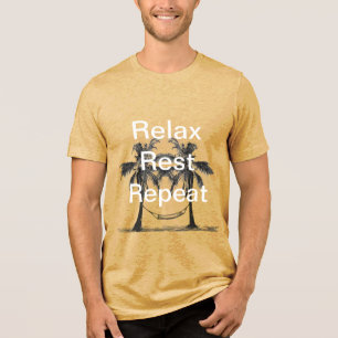 Wiederholen Sie die Wiederholung von Erholungen au Tri-Blend Shirt